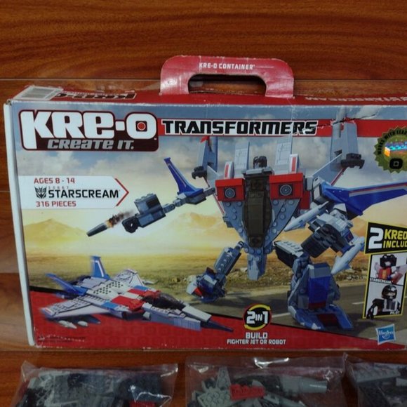 Hasbro KRE-O Transformers Starscream Open Box Building Set - Picture 4 of 7